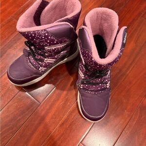 Geox Purple Kids Snow Boots